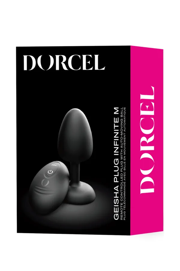 Plug anal vibrant télécommandé Geisha Plug Infinite M – Dorcel - 94edenstreet.com - sexshop en ligne
