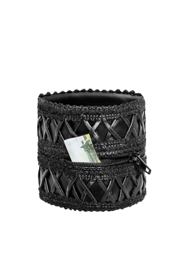Bracelet portefeuille F326 wetlook - 94edenstreet.com - sexshop en ligne