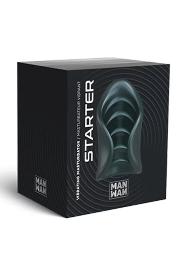 Masturbateur vibrant Starter Pine Grey – Man Wan - 94edenstreet.com - sexshop en ligne