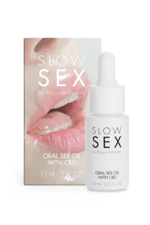 Huile au CBD pour sexe oral Slow Sex – Bijoux Indiscrets - 94edenstreet.com - sexshop en ligne