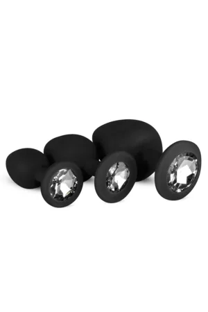 Kit entrainement 3 Butt plugs noir – Easy Toys - 94edenstreet.com - sexshop en ligne