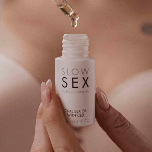 Huile au CBD pour sexe oral Slow Sex – Bijoux Indiscrets