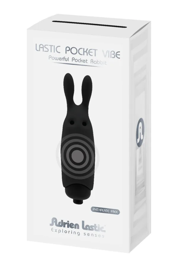 Pocket vibe lapin noir – Adrien Lastic - 94edenstreet.com - sexshop en ligne