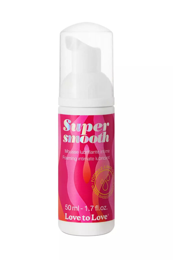 Mousse lubrifiante Super Smooth 50ml – Love to Love - 94edenstreet.com - sexshop en ligne