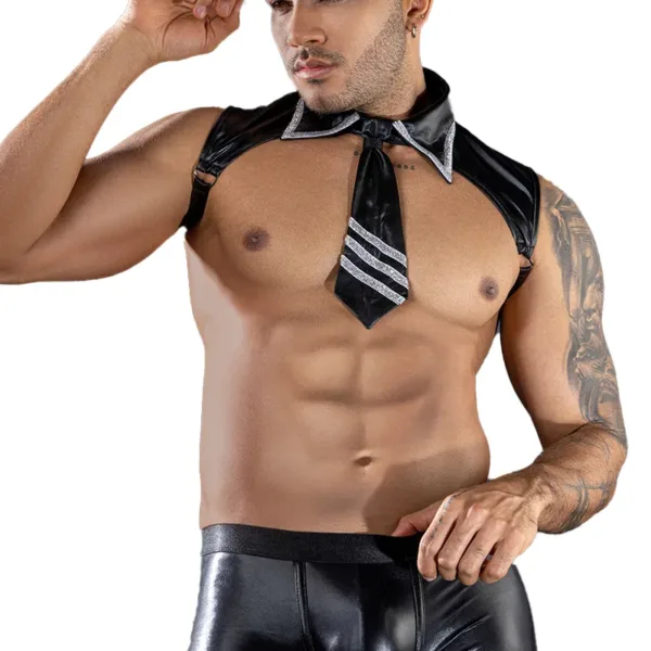 Costume commandant de bord sexy 4 pièces