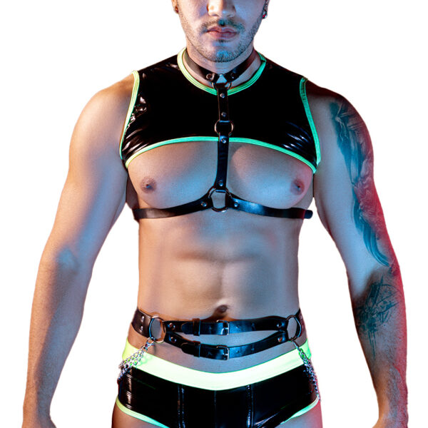Ensemble sexy fluo 4 pièces – J Lingerie