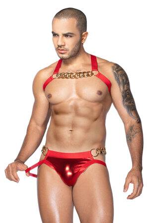 Ensemble sexy deux pièces rouge – J Lingerie - 94edenstreet.com - sexshop en ligne