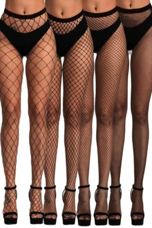 Pack 4 collants résille - 94edenstreet.com - sexshop en ligne