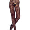 Collants ouverts TI023 20 deniers - noir