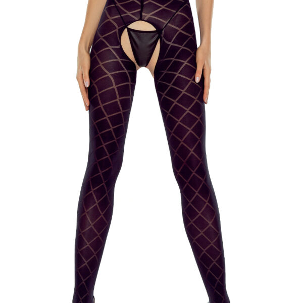 Collants ouverts TI025 40 deniers – noir
