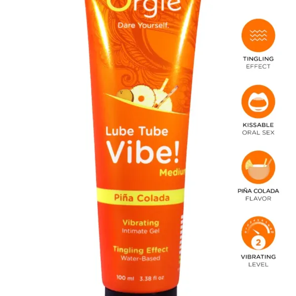Lubrifiant Lube Tube Vibe (Medium) Pina Colada 100ml