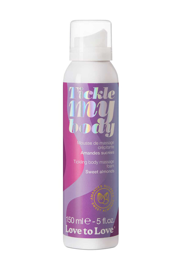 Mousse massage crépitante – Amande sucrée - 94edenstreet.com - sexshop en ligne
