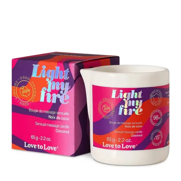 Bougie de massage Fleur de lotus – Love to Love