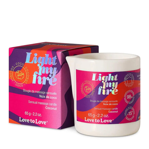 Bougie de massage Noix de coco – Love to Love
