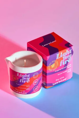 Bougie de massage Monoï – Love to Love - 94edenstreet.com - sexshop en ligne