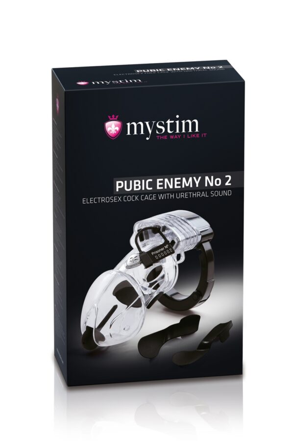 Cage pénis électro-stimulation Pubic Enemy N°2 - Mystim – Image 3