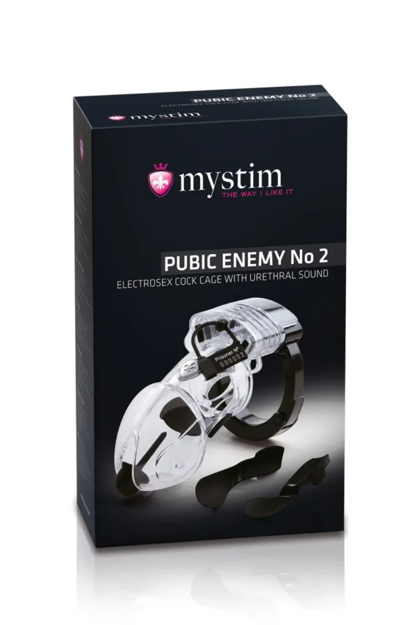 Cage pénis électro-stimulation Pubic Enemy N°2 – Mystim - 94edenstreet.com - sexshop en ligne