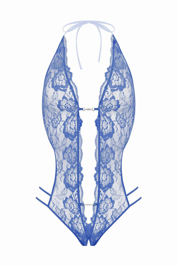 Body string ouvert Renee bleu – Christine - 94edenstreet.com - sexshop en ligne