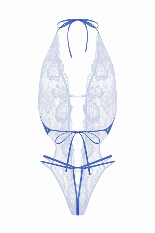 Body string ouvert Renee bleu – Christine - 94edenstreet.com - sexshop en ligne