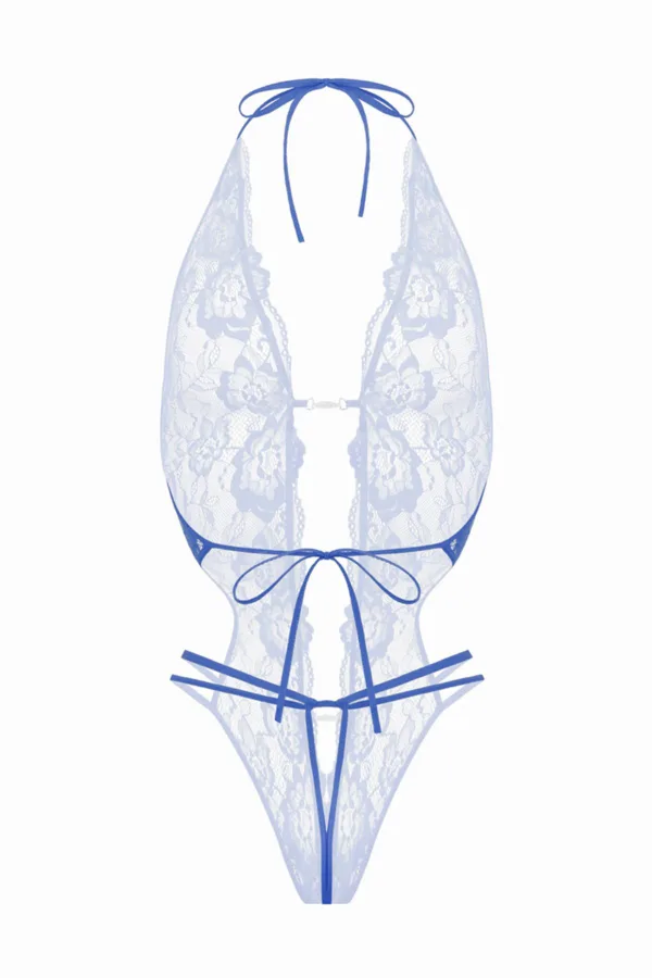 Body string ouvert Renee bleu – Christine - 94edenstreet.com - sexshop en ligne