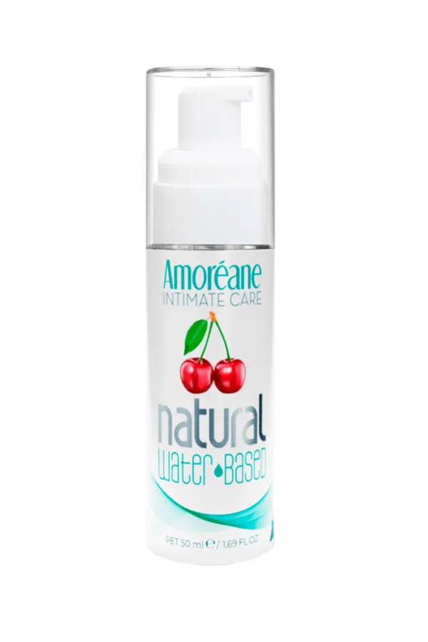 Lubrifiant aromatisé Cerise 50ml – Amoréane - 94edenstreet.com - sexshop en ligne