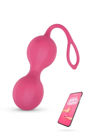 Boules de Kegel vibrantes connectées Stella – EasyConnect - 94edenstreet.com - sexshop en ligne