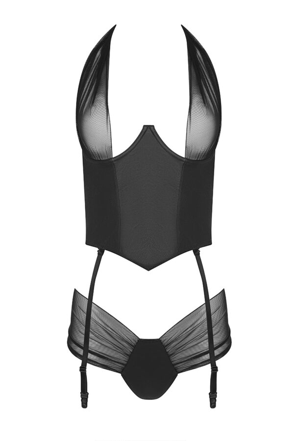 Guêpière Kesmina faux cuir – Passion - 94edenstreet.com - sexshop en ligne