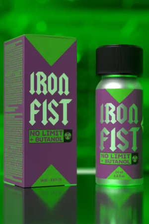 Poppers Iron Fist No Limit Butanol 24ml - 94edenstreet.com - sexshop en ligne