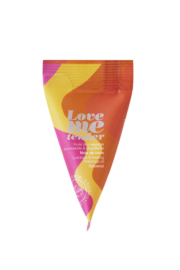 Berlingot huile massage comestible Coco - 94edenstreet.com - sexshop en ligne