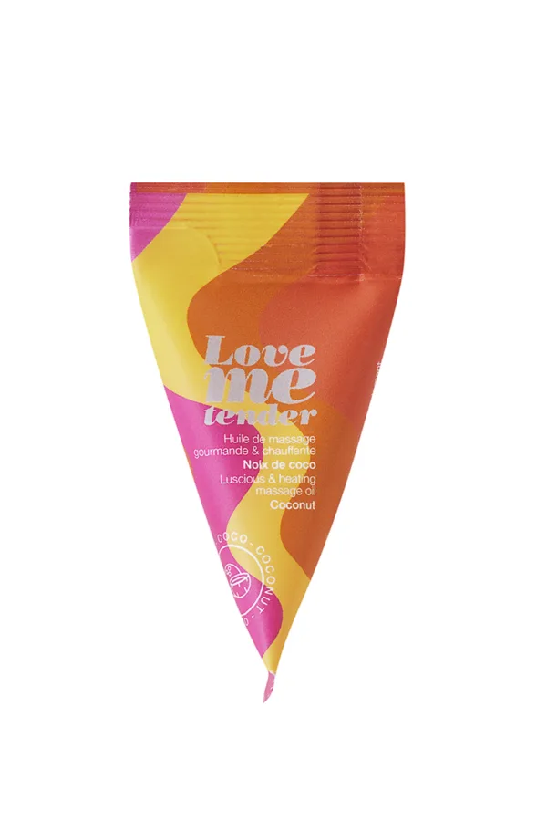 Berlingot huile massage comestible Coco - 94edenstreet.com - sexshop en ligne