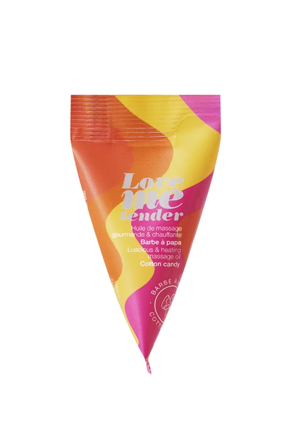 Berlingot huile massage comestible Barbe a papa - 94edenstreet.com - sexshop en ligne
