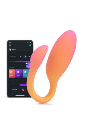 Oeuf vibrant connecté Flamingo Max orange – Magic Motion - 94edenstreet.com - sexshop en ligne