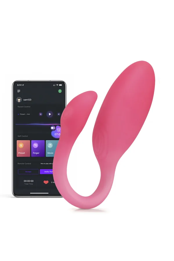 Stimulateur connecté Flamingo Max rose – Magic Motion - 94edenstreet.com - sexshop en ligne