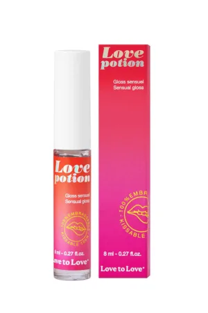 Gloss sensuel Love Potion 8ml – Love to Love - 94edenstreet.com - sexshop en ligne