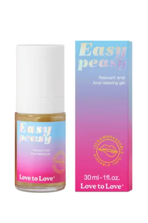 Relaxant anal Easy Peasy 30ml – Love To Love - 94edenstreet.com - sexshop en ligne