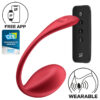 Oeuf vibrant connecté Shiny Petal red – Satisfyer - 94edenstreet.com - sexshop en ligne