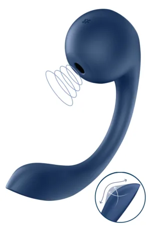 Double stimulateur Pro+ Wave 4 connecté – Satisfyer - 94edenstreet.com - sexshop en ligne