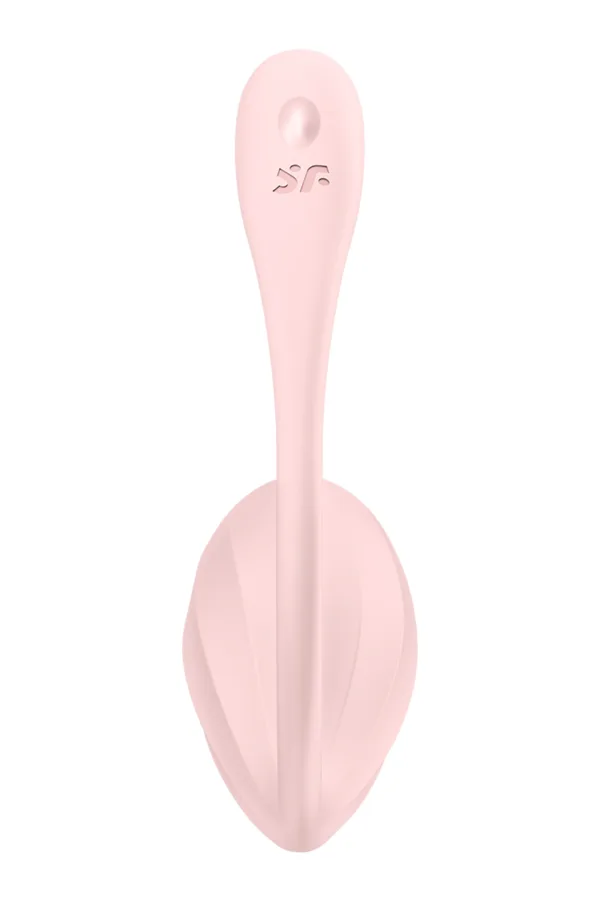 Oeuf vibrant connecté Ribbed Petal rose – Satisfyer - 94edenstreet.com - sexshop en ligne