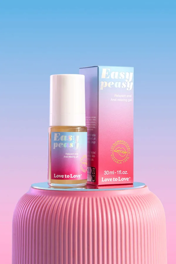 Relaxant anal Easy Peasy 30ml – Love To Love - 94edenstreet.com - sexshop en ligne