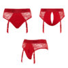 Harnais lingerie Diva (rouge) - Strap On Me – Image 4