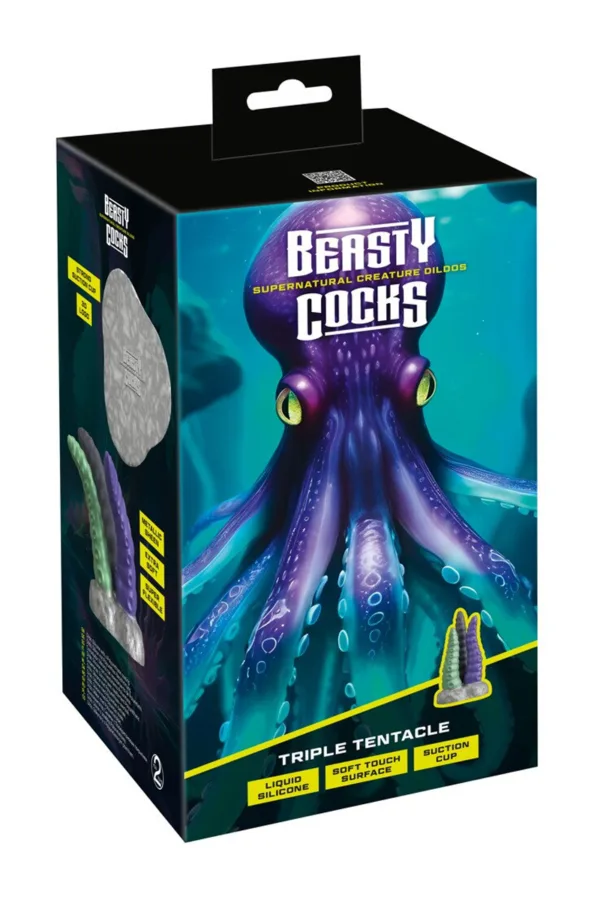Gode Triple Tentacle – Beasty Cocks - 94edenstreet.com - sexshop en ligne