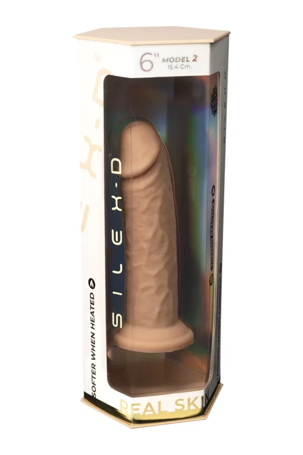 Gode Real Skin Model 2 flesh 15,4 cm – SilexD - 94edenstreet.com - sexshop en ligne