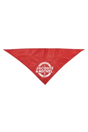Bandana rouge Jacquie et Michel - 94edenstreet.com - sexshop en ligne
