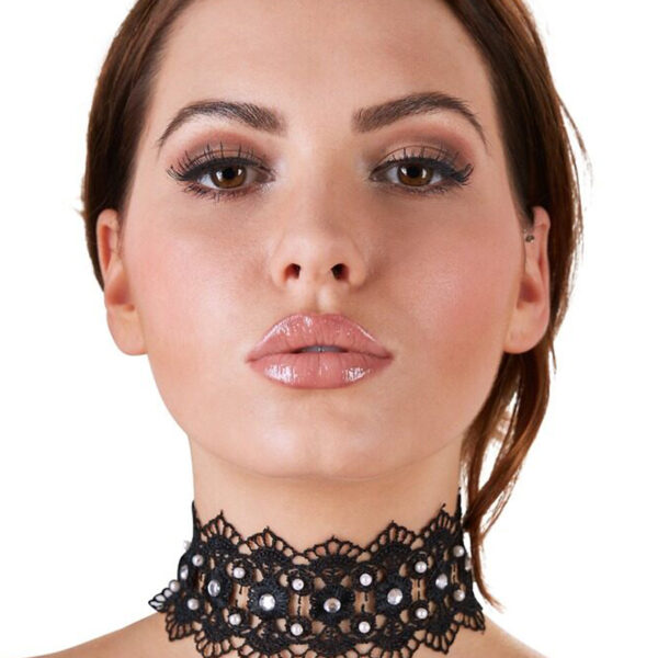 Collier brodé avec strass – Cotelli Accessoires