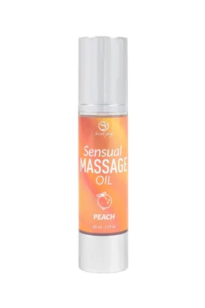 Huile de massage Pêche – Secret Play - 94edenstreet.com - sexshop en ligne