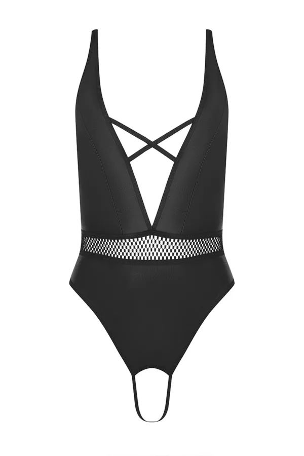 Body noir Kristeen – Passion - 94edenstreet.com - sexshop en ligne