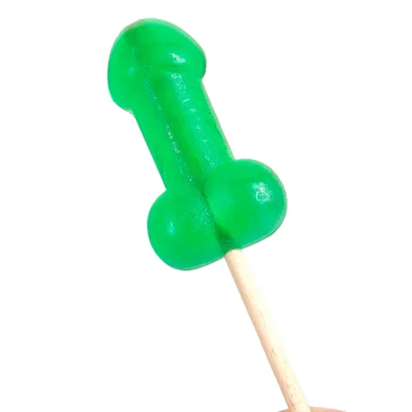 Présentoir de 40 sucettes pénis à la menthe avec effet rafraichissant