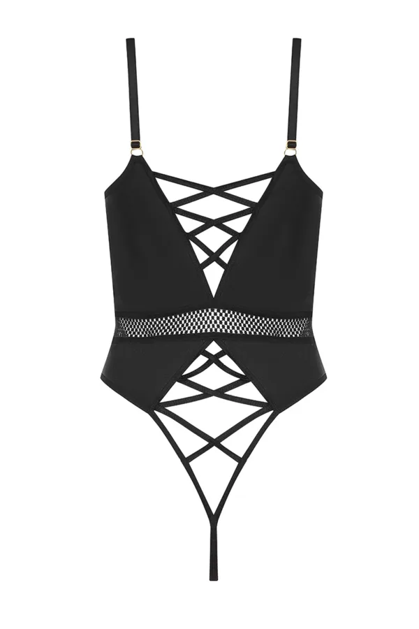 Body noir Kristeen – Passion - 94edenstreet.com - sexshop en ligne
