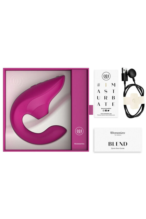 Double stimulateur Womanizer Blend Fuchsia – Image 4