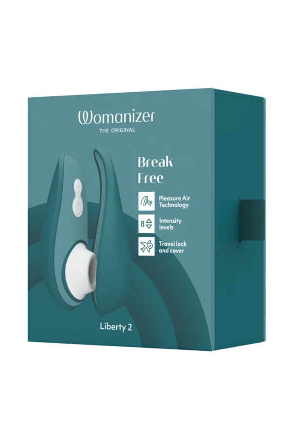 Womanizer Liberty 2 bleu pétrole - 94edenstreet.com - sexshop en ligne